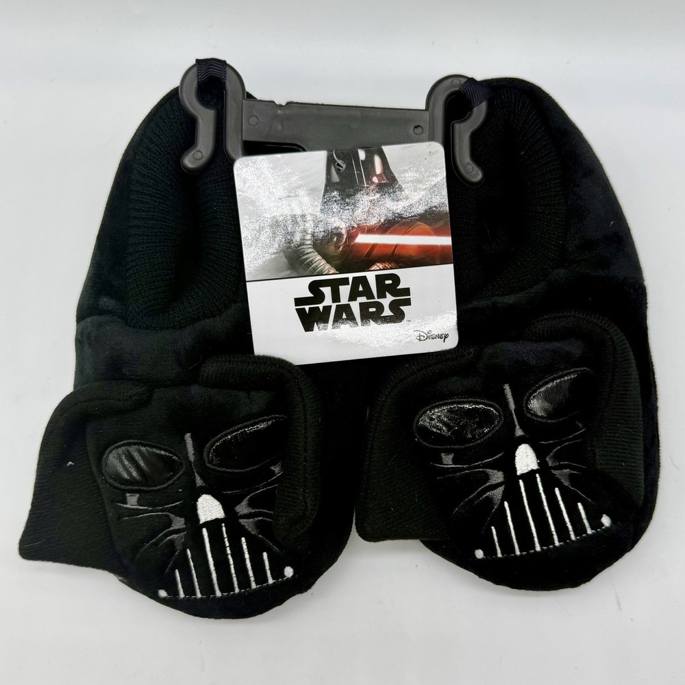 Star‎ Wars Disney Darth Vader Slippers Boys Large (9-10) STF6415ASW NEW